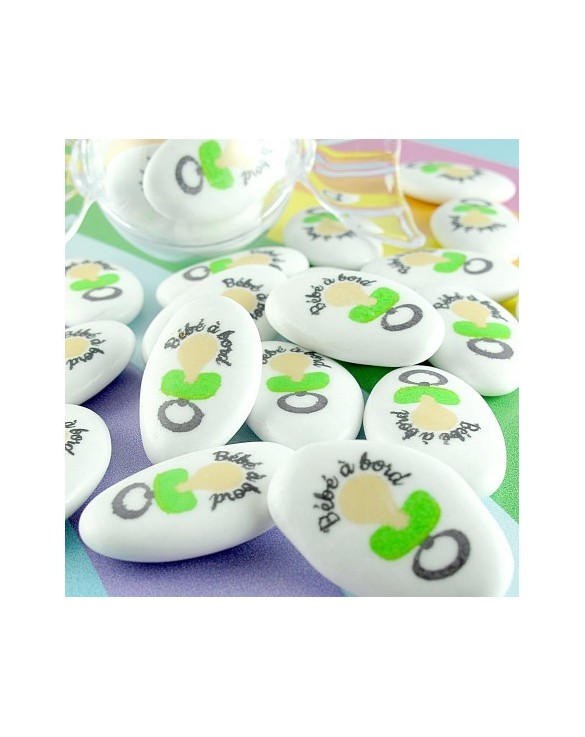 dessin Baptême Naissance "tétine"