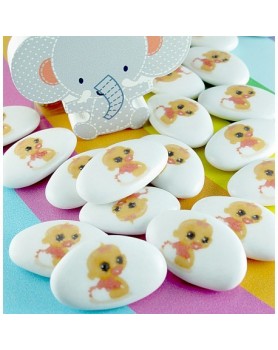 Dessin Baptême Naissance "Bébé Fille"