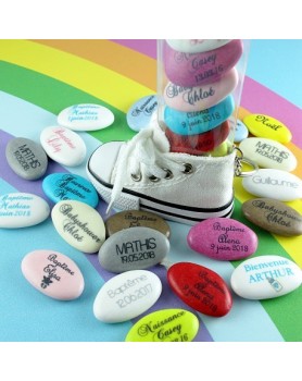 Dragées Baptême Chocolat Personnalisées TEXTE