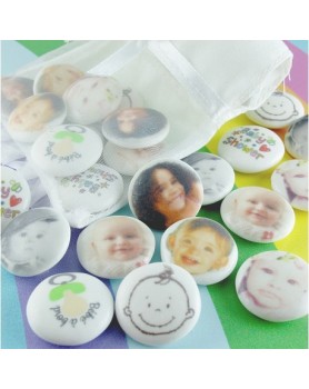 Palet Chocolat Baptême Personnalisés Photo