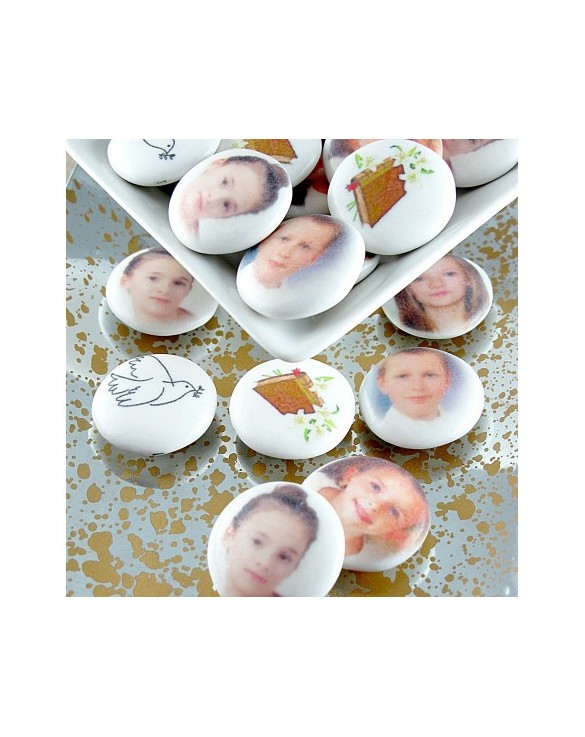 Palets Chocolat Communion Personnalisés photo