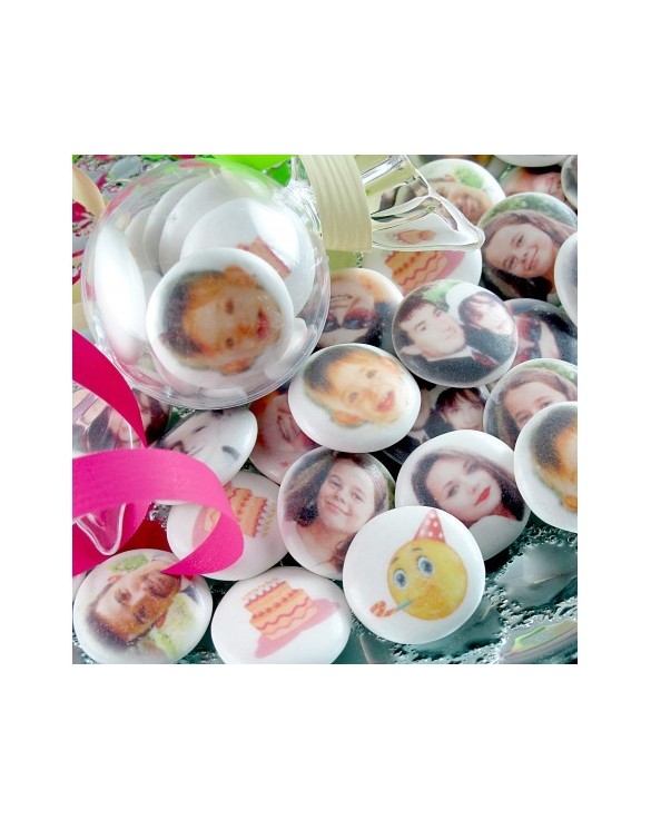 Palets Anniversaire chocolat Personnalisés photo