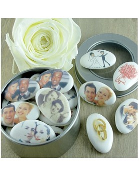 Dragées Mariage Chocolat Personnalisées Photo