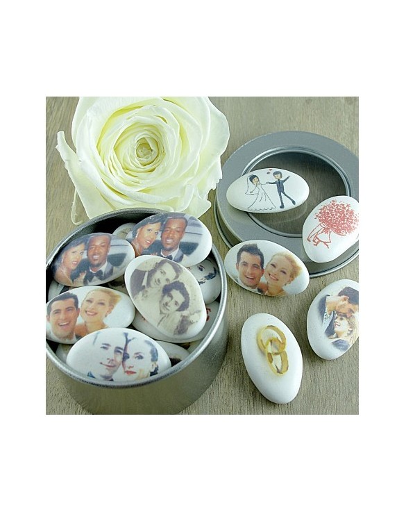 Dragées Mariage Chocolat Personnalisées Photo