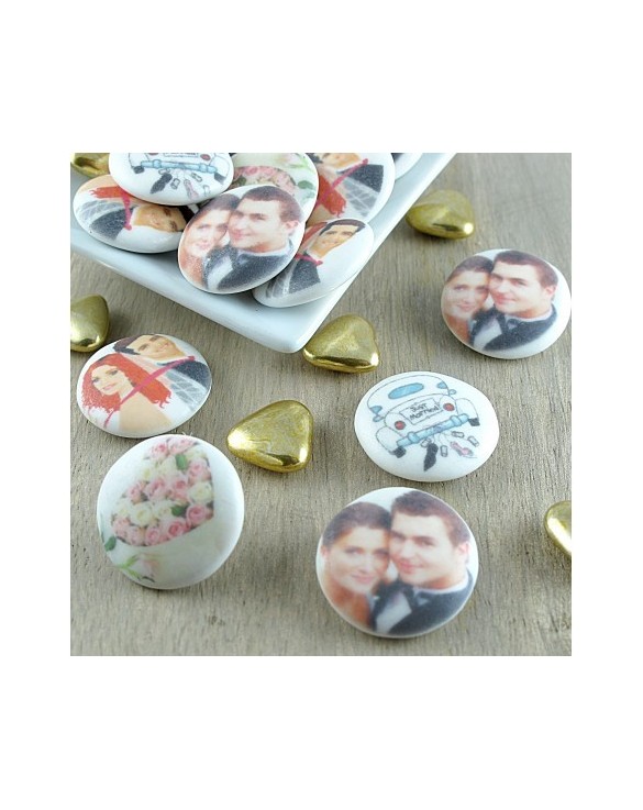 Palet Chocolat Mariage Personnalisés Photo