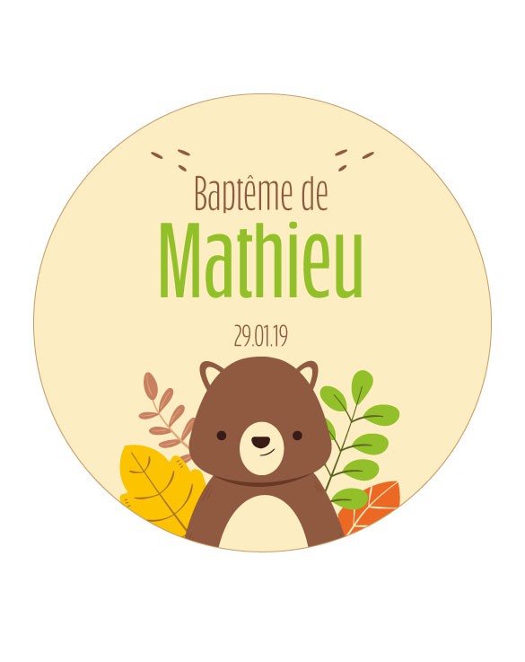 Stickers Baptême 5