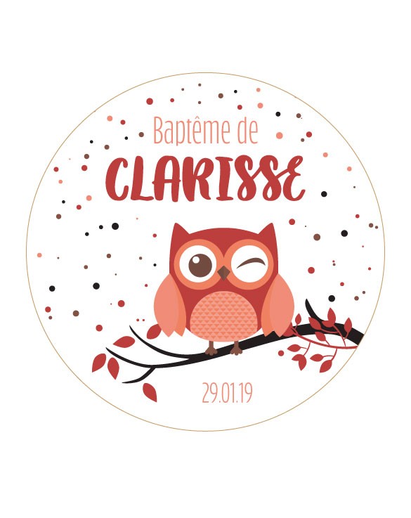 Stickers Baptême 3