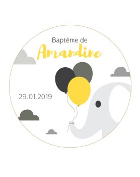 copy of Stickers Baptême 4