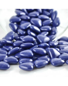 Mini coeurs chocolat 70 % Bleu Marine