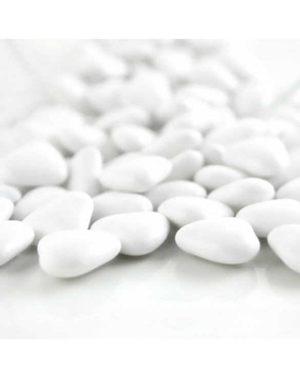 Mini coeurs chocolat 70 % Blancs