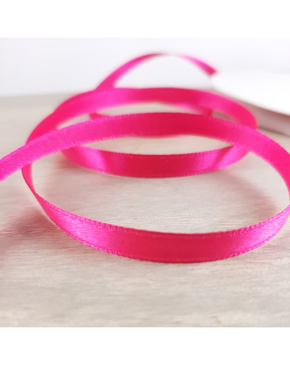 Ruban satin fushia