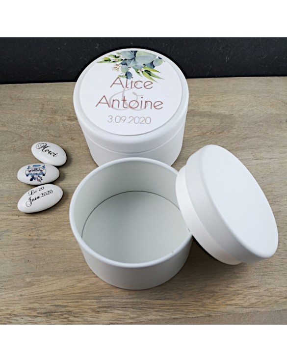 Boite Métal Blanche