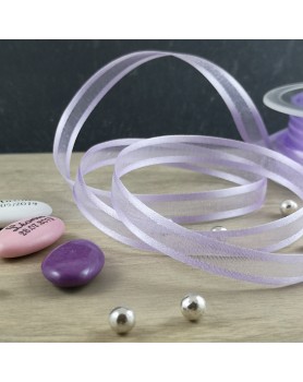 Ruban voile organza Lilas