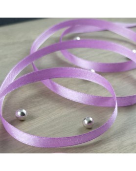 Ruban Satin Lilas