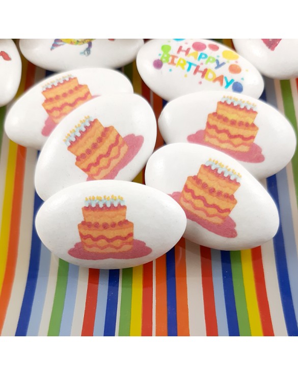 Bonbons anniversaire "gâteau"