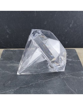 Boite diamant transparente