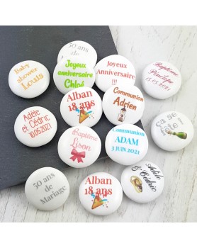 PALETS CHOCOLAT Personnalisés TEXTE