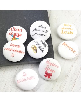 PALETS CHOCOLAT Personnalisés TEXTE recto verso