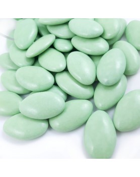 Dragées chocolat vert amande